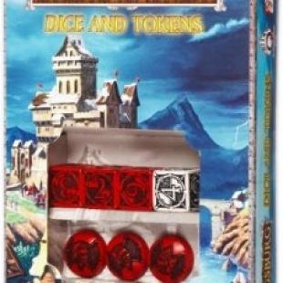 Kingsburg – dice and tokens – Red