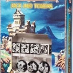 Kingsburg – dice and tokens – White