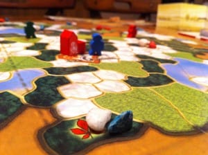Vous voyez ces petits cailloux ? C'est de la bouffe. Et la maison rouge, très loin au fond, c'est là où vous devez l'amener.