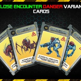 Galaxy Defenders: Close Encounter Danger Variant Cards