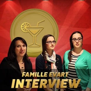 Cannes 2015 – Cocktails d’or – Interview Famille Evart