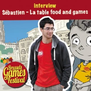 Brussels Games Festival 2015 – Interview Sébastien – La table food and games – VF