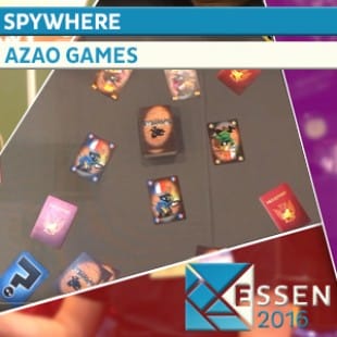 ESSEN 2016 – JEU SPYWHERE – AZAO GAMES – VF