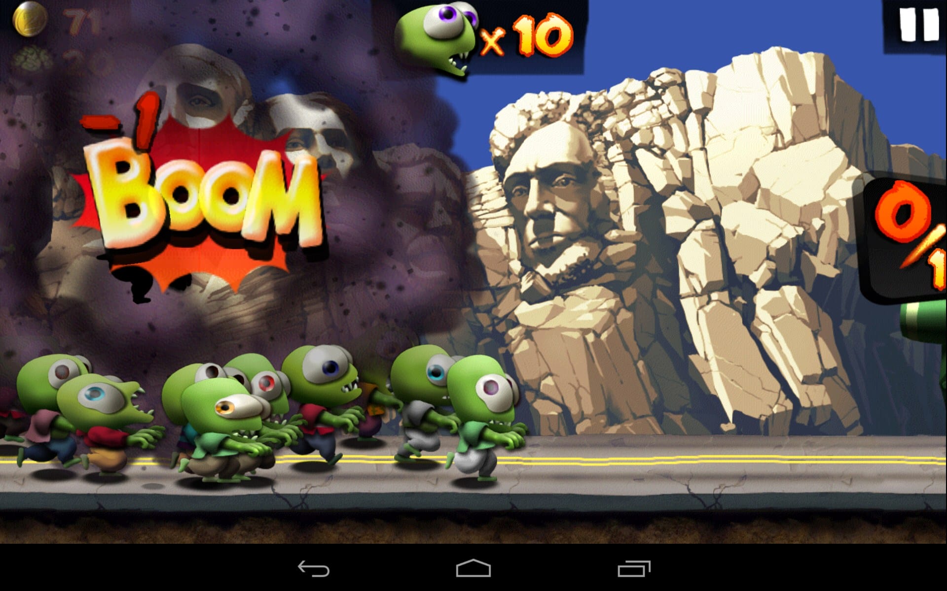 LudoVox Zombie Tsunami, les zombies gentils