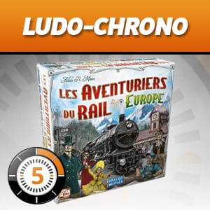 LudoChrono - Aventuriers du rail Europe 