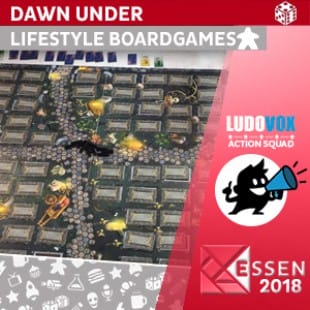 Essen 2018 – Dawn Under – Lifestyle Boardgames