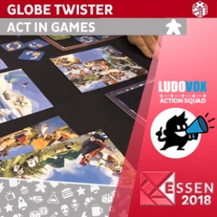 Essen 2018 – Globe Twister – Act in games