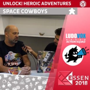 Essen 2018 – Unlock! Heroic Adventures – Space Cowboys