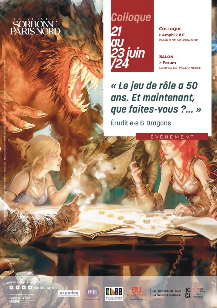 Affiche colloque jdr 50 ans