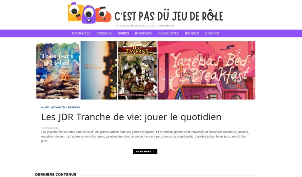 site c'est pas du jdr