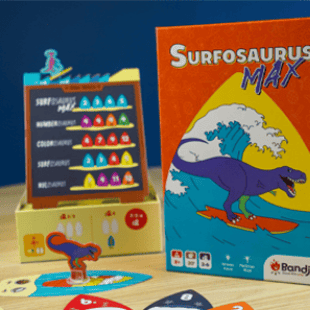 Surfosaurus Max : poker, dinos et noix de coco