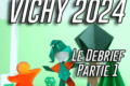 Debrief Salon des jeux Vichy 2024: Toriki, Cachamot, Duck & Cover, Présages, Babylon, Happy Mochi