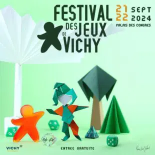 Salon pro Vichy, des jeux pour l’automne IV : Beyond The Horizon – Flip 7 – Présages – La habana – Xylo –  Backstories Les Noces d’Emeraude