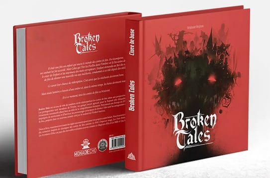 Livre de dos et de face du JDR Broken Tales