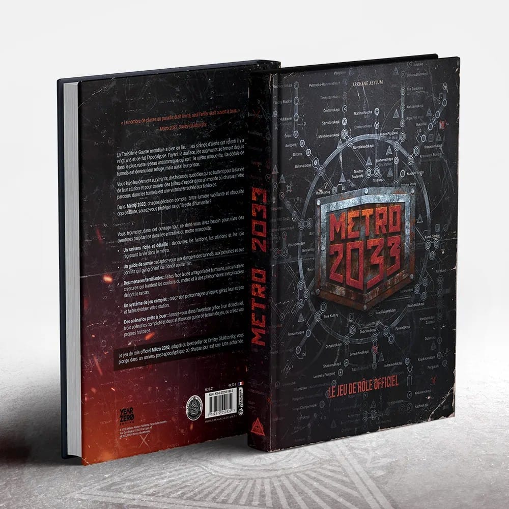Metro 2033 - livre de dos et de face