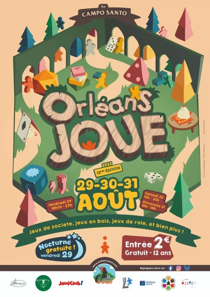 Affiche festival Orléans joue 2025